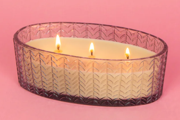 Sweet Grace Chic in Chevron Candle