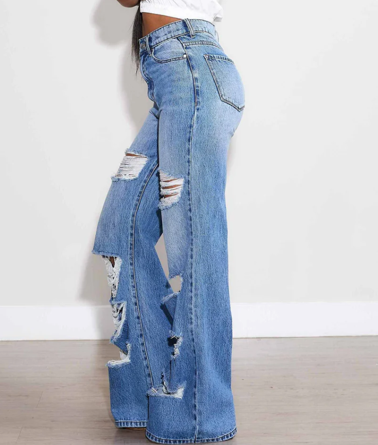 Vibrant Millie Distressed Jean