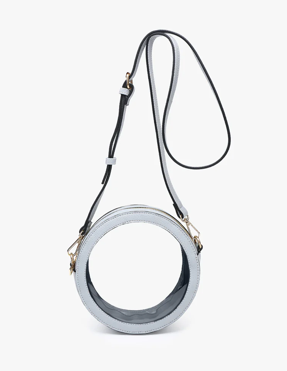 Lilibet Clear Silver Circular Crossbody