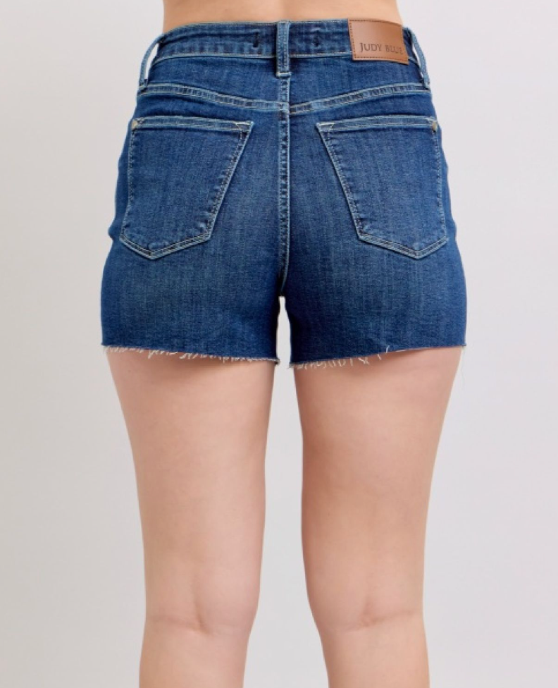 Judy Blue Taytum Criss-Cross Shorts