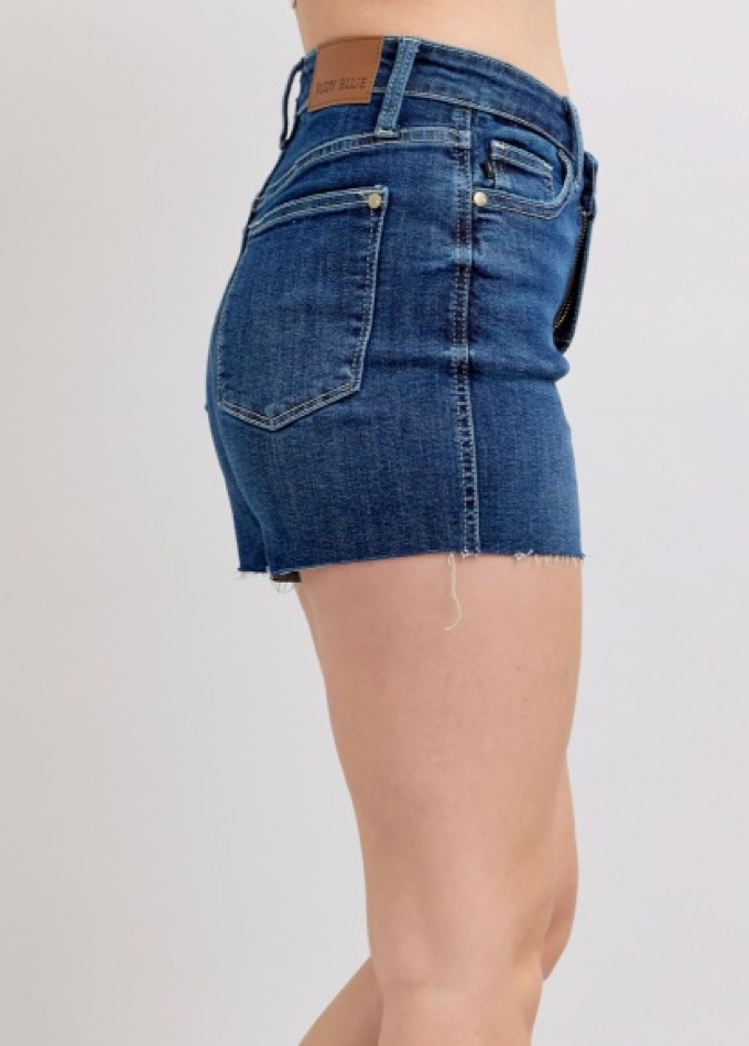 Judy Blue Taytum Criss-Cross Shorts