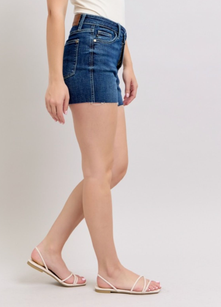 Judy Blue Taytum Criss-Cross Shorts