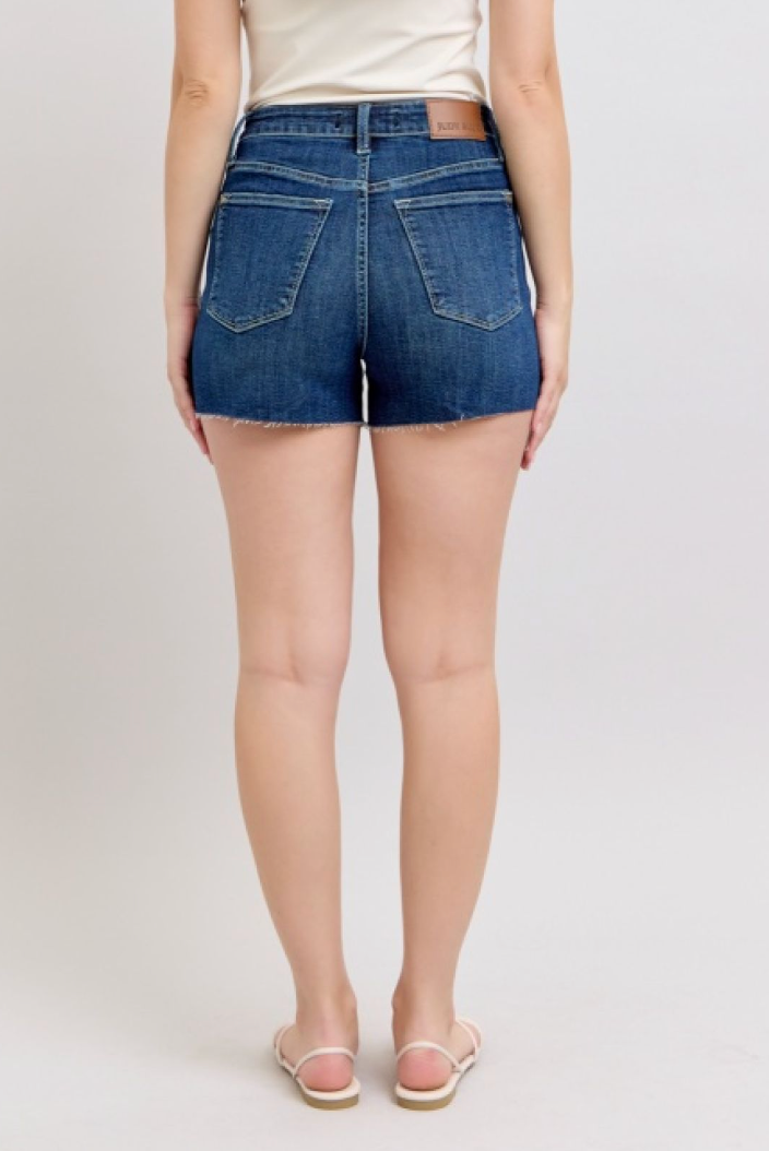 Judy Blue Taytum Criss-Cross Shorts