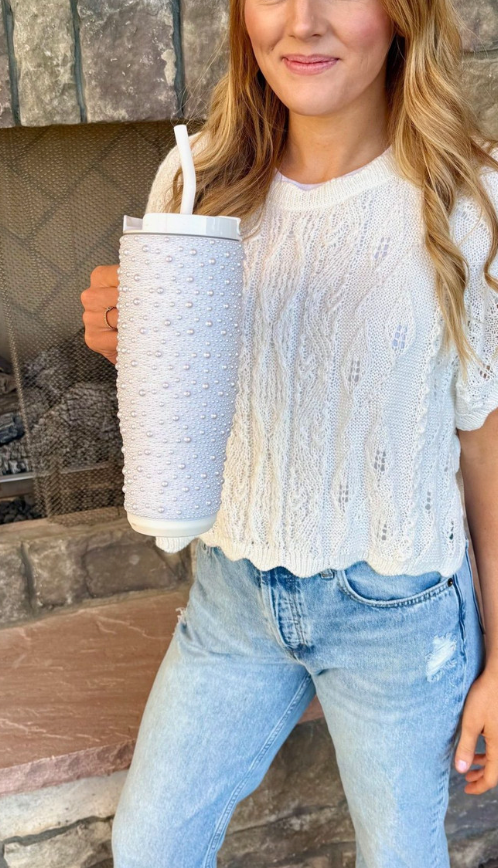 Pink Pearl 40oz Tumbler