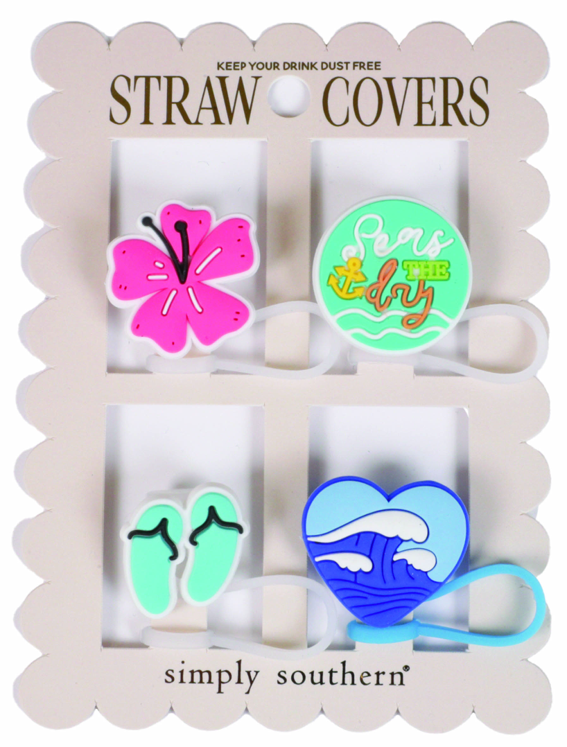 Seas The Day Straw Covers