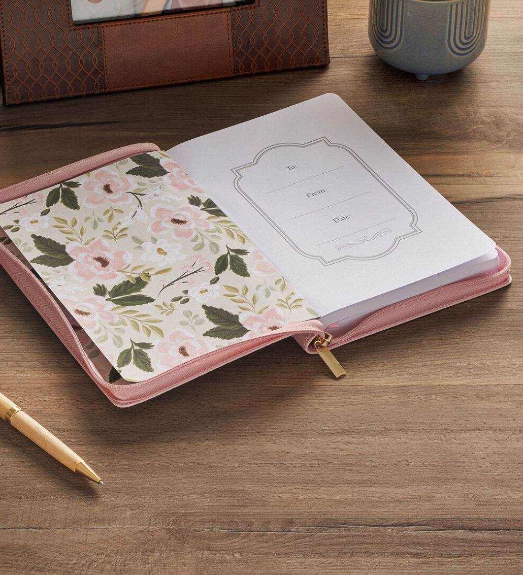 He Will Cover You With His Feathers Zip Journal