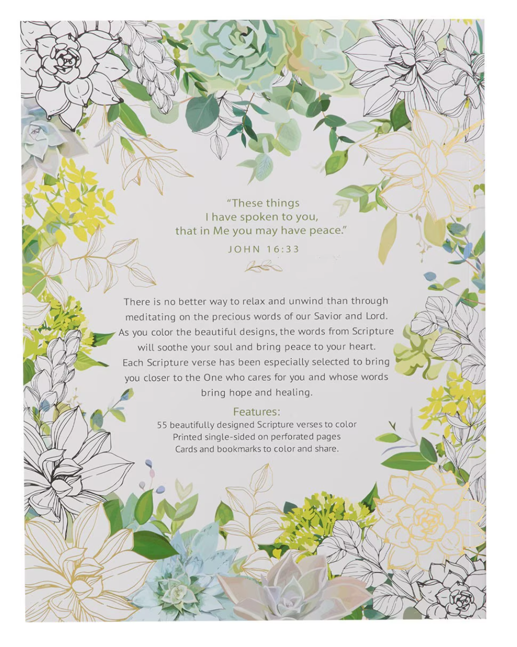 Color The Words Of Jesus Coloring Book