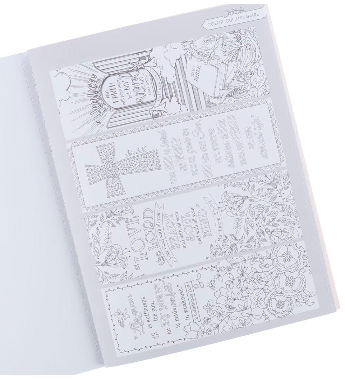 Color The Words Of Jesus Coloring Book