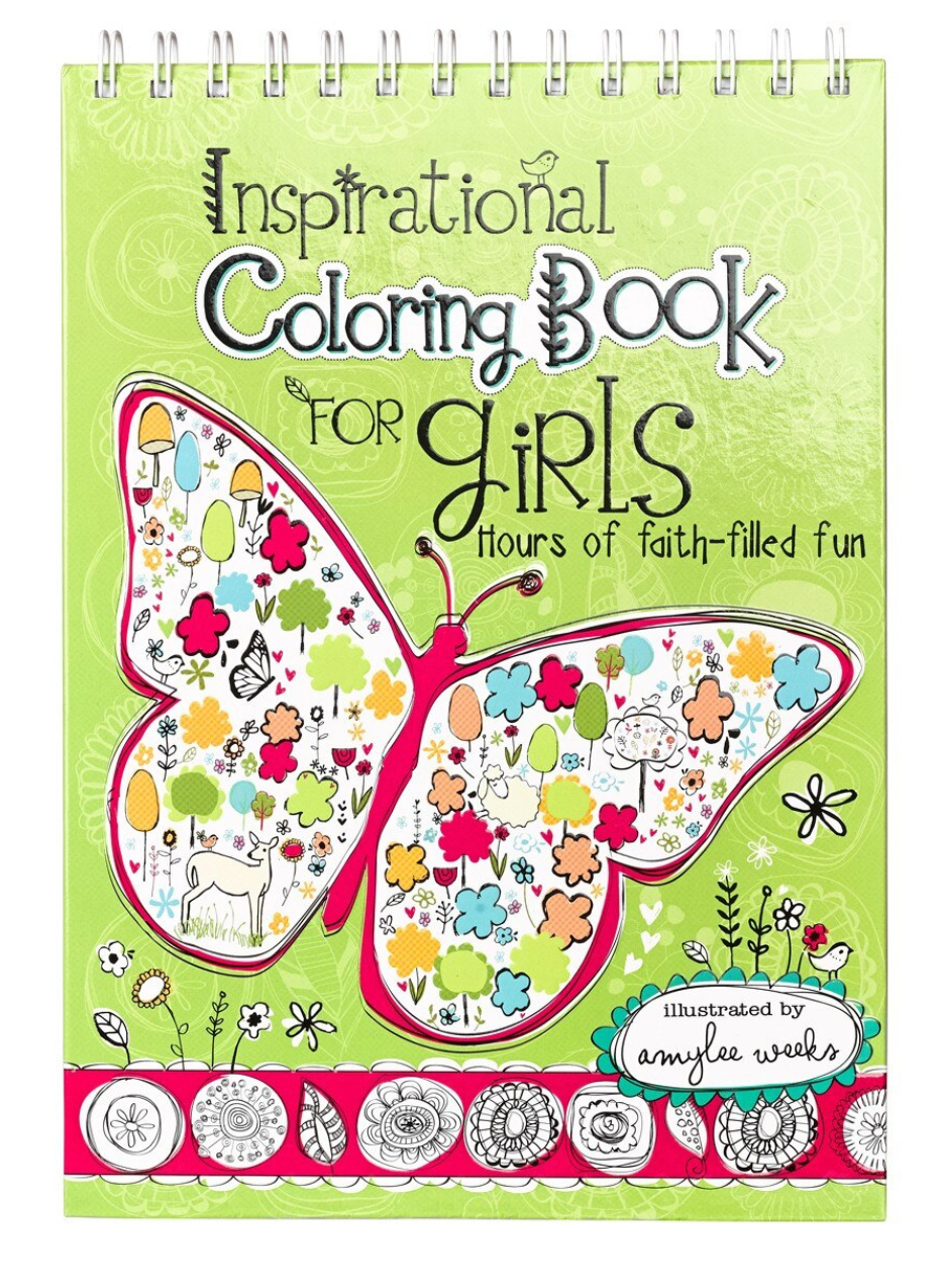 Inspirational Coloring Book For Girls