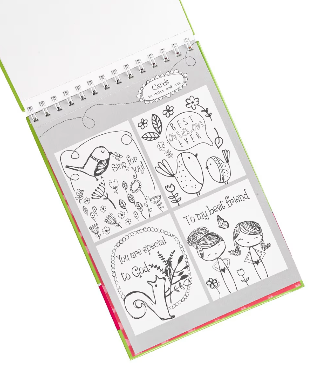 Inspirational Coloring Book For Girls