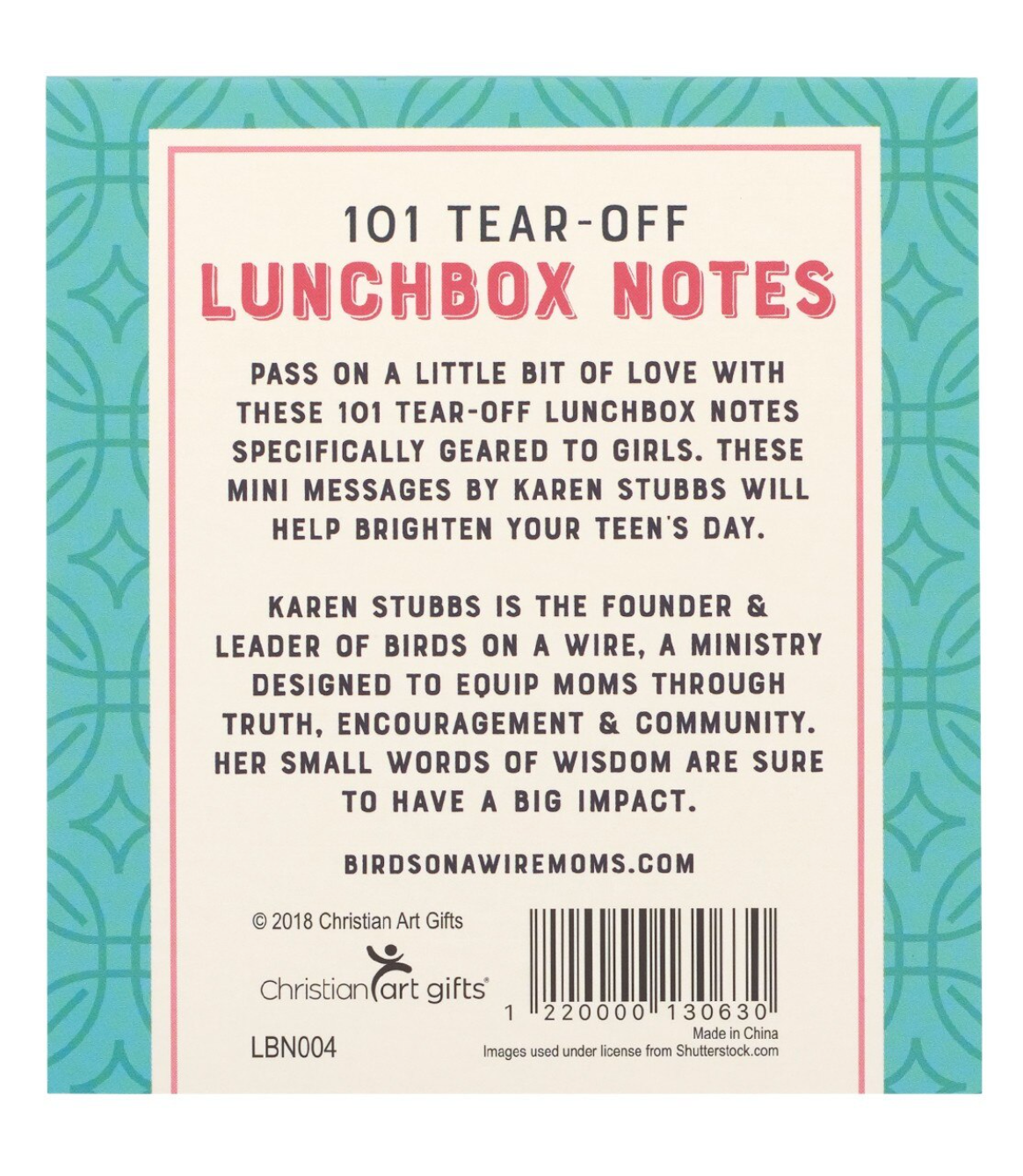 Lunchbox Notes For Girls