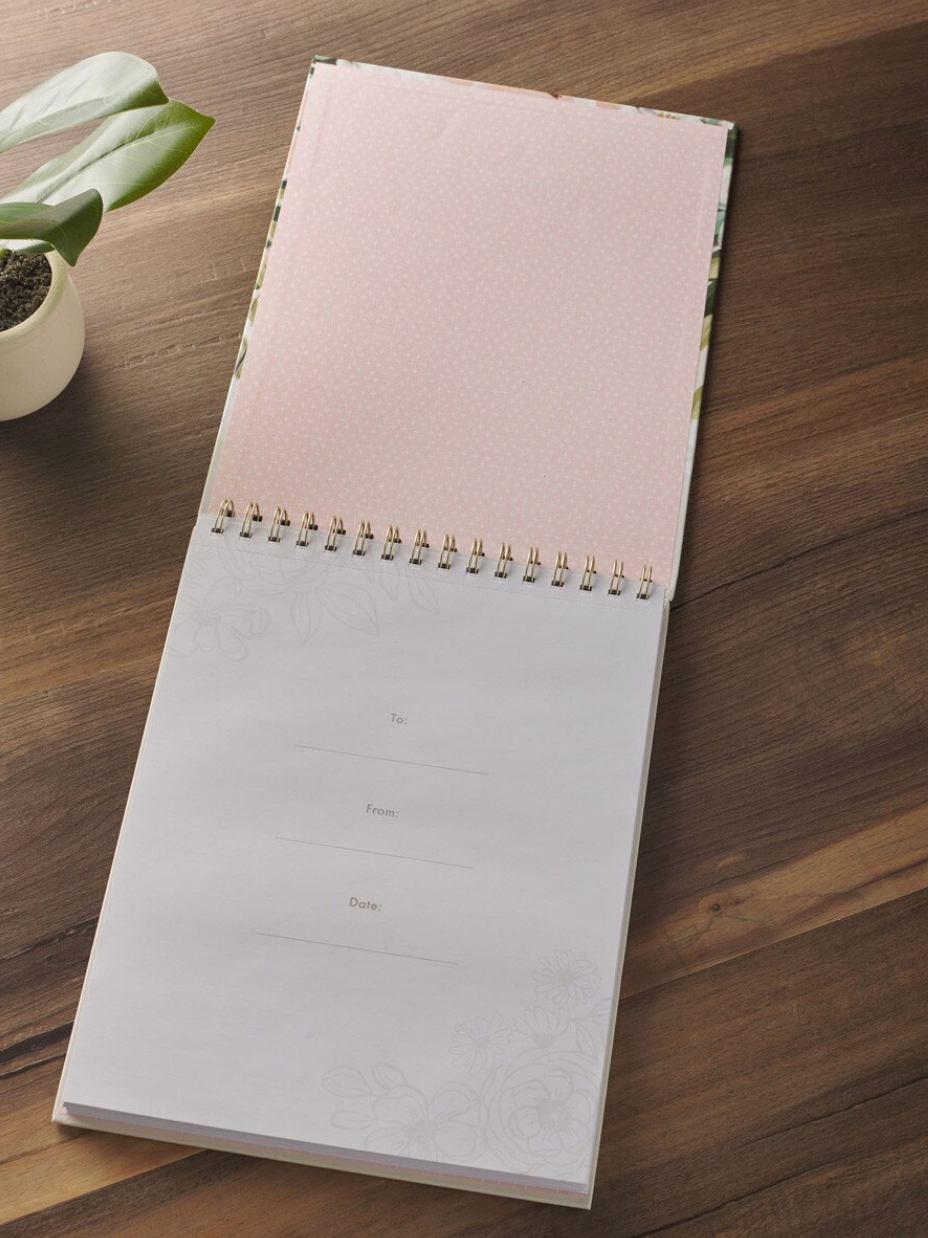 He Will Cover You With His Feathers Spiral Notepad