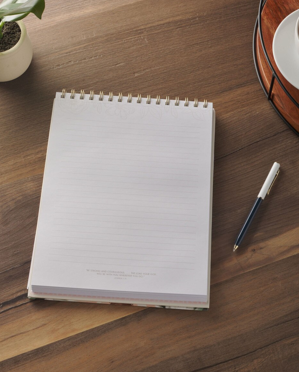 He Will Cover You With His Feathers Spiral Notepad