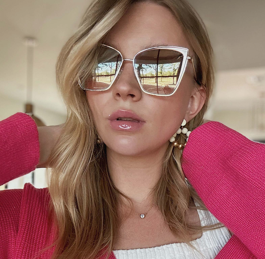 BECKY Gold Flash Brown Gradient Sunglasses GD-BG18