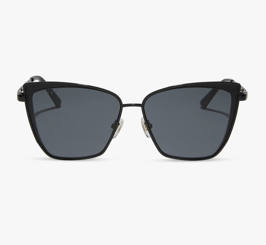 BECKY Black Dark Smoke Sunglasses BK-GR18