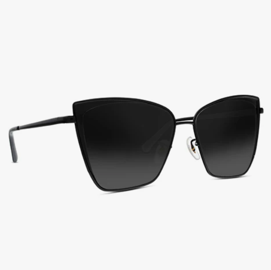 BECKY Black Dark Smoke Sunglasses BK-GR18