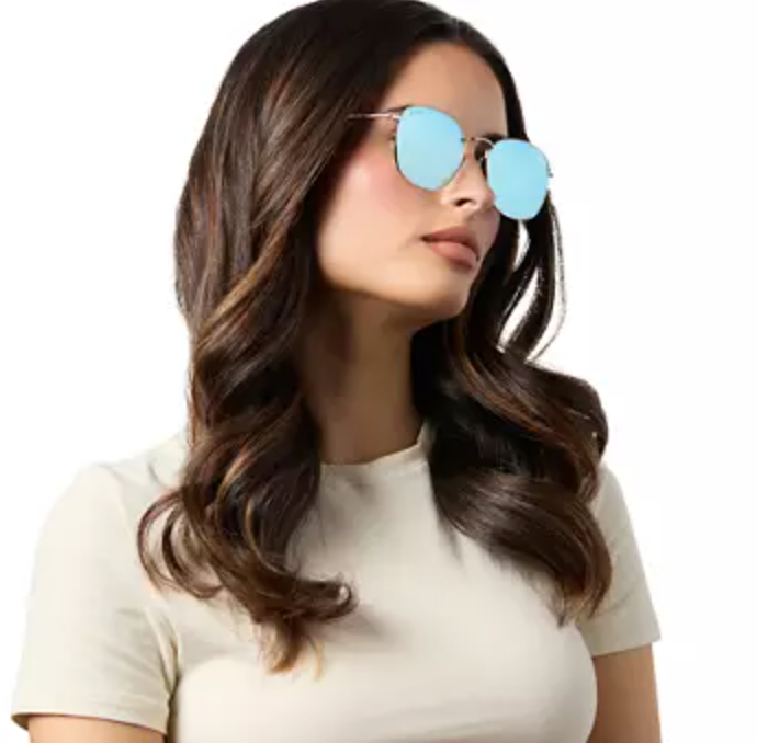 AXEL Silver Mirror Sunglasses DE01-0165-SVTYN