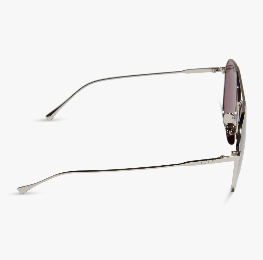 DASH Silver Aubergine Polarized Sunglasses DE01-0016-SVAUP