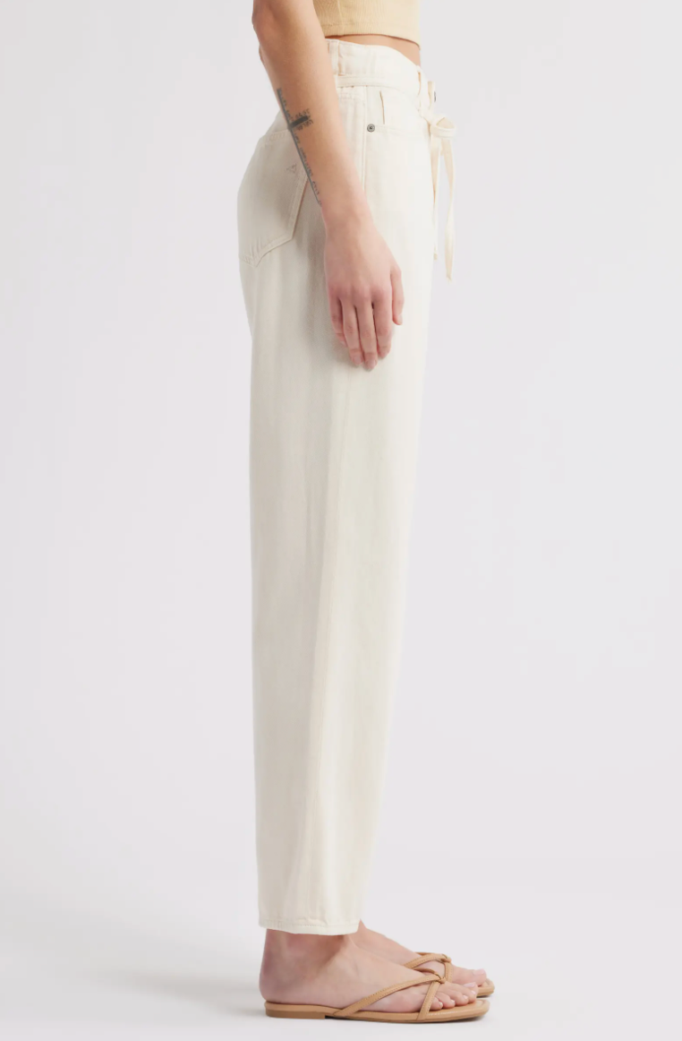 Hidden Ella Cream Tie Waist Jean