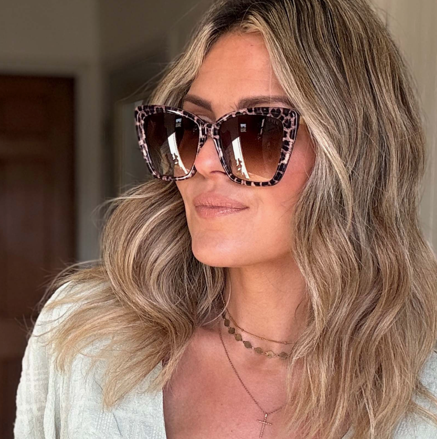BECKY II Leopard Tortoise Brown Gradient Sunglasses LT-BG30
