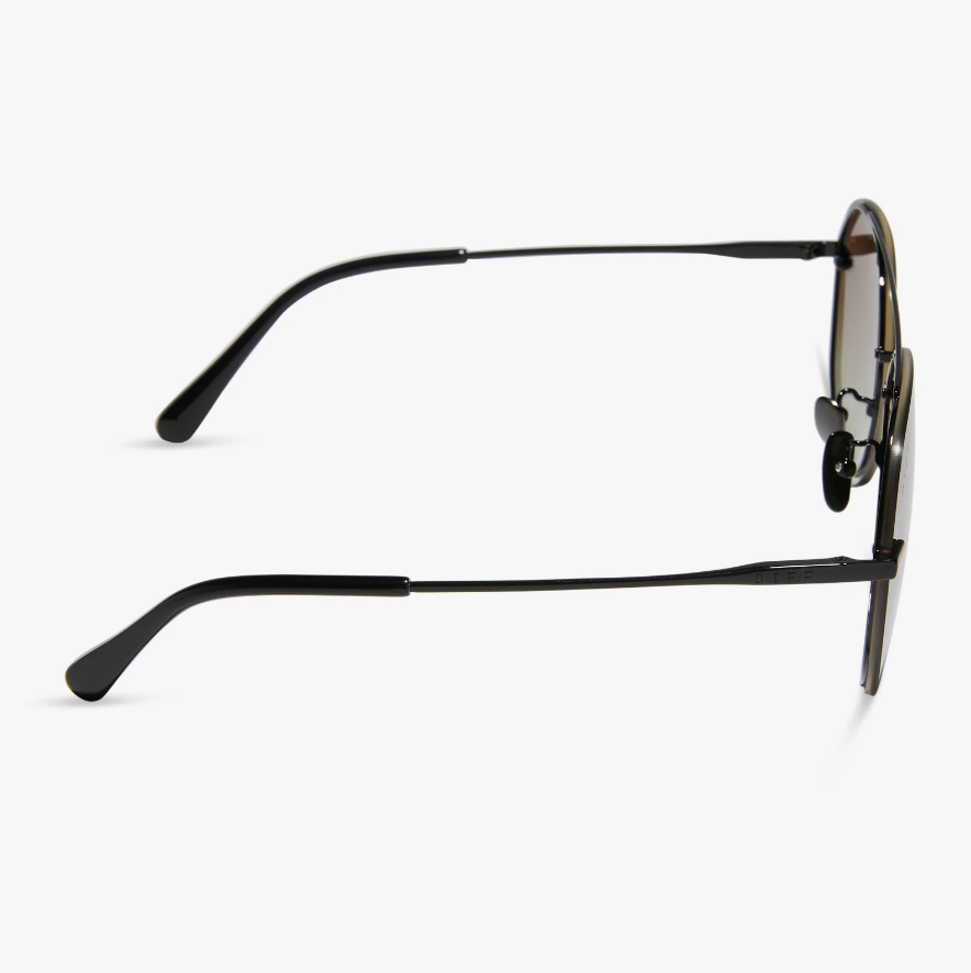 LENOX Black Polarized Sunglasses DE01-0122-BKBGP
