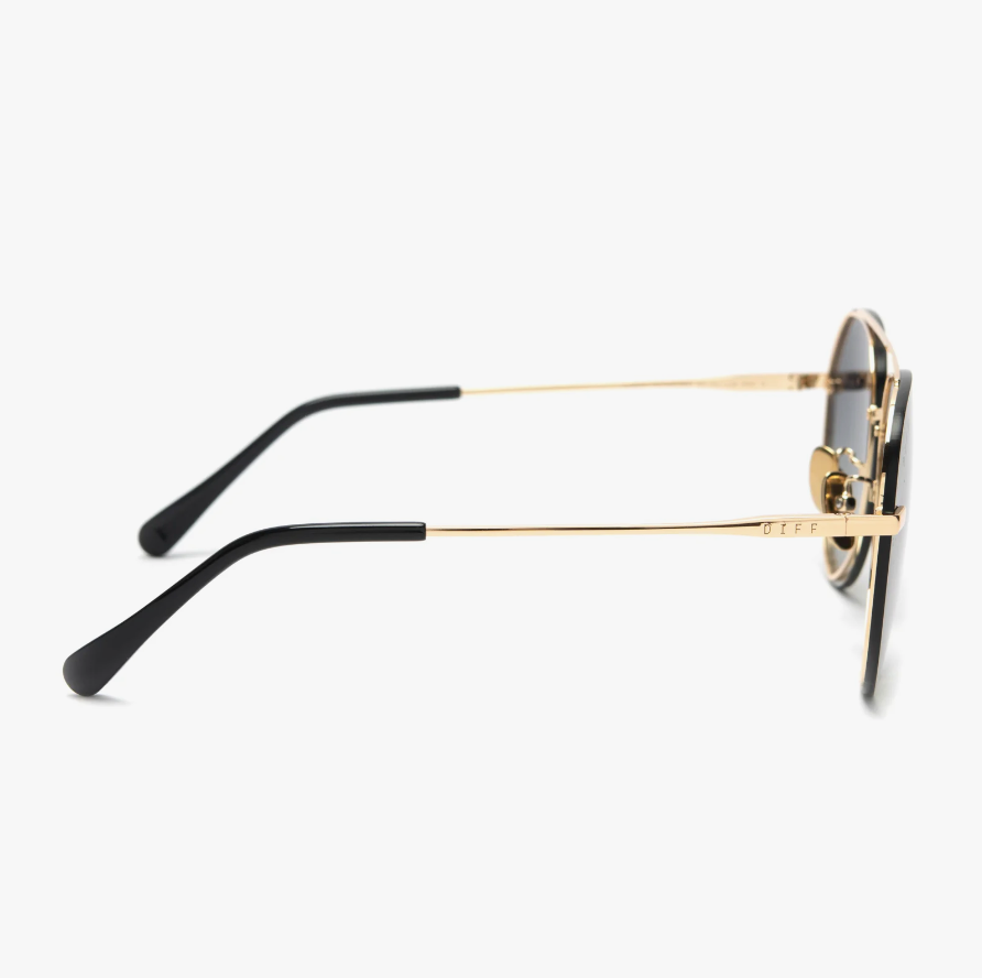 LENOX Gold Black Polarized Sunglasses GD-GG122P