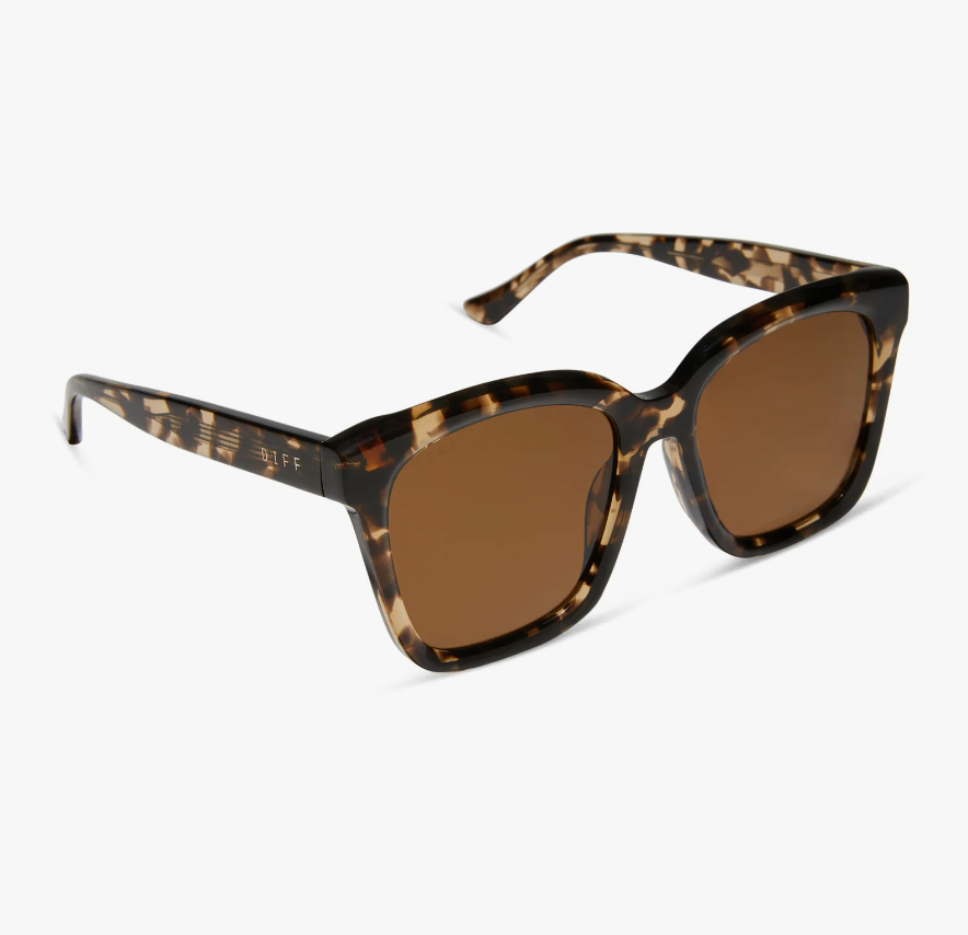 MEREDITH Espresso Tortoise Polarized Sunglasses DE01-0665-ETBNP