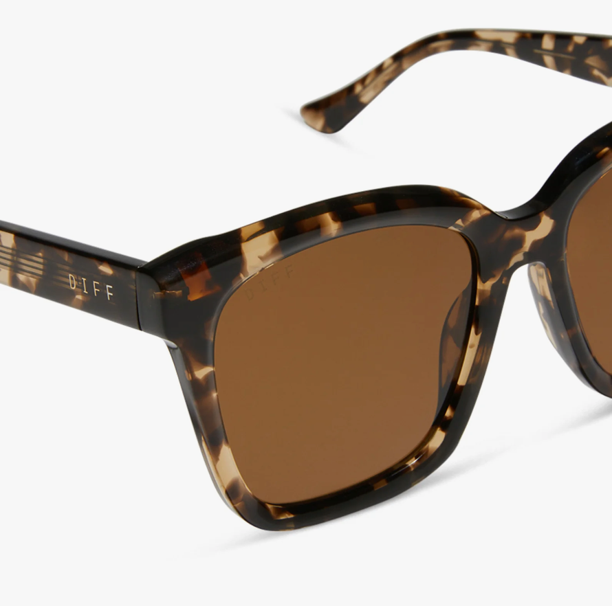 MEREDITH Espresso Tortoise Polarized Sunglasses DE01-0665-ETBNP