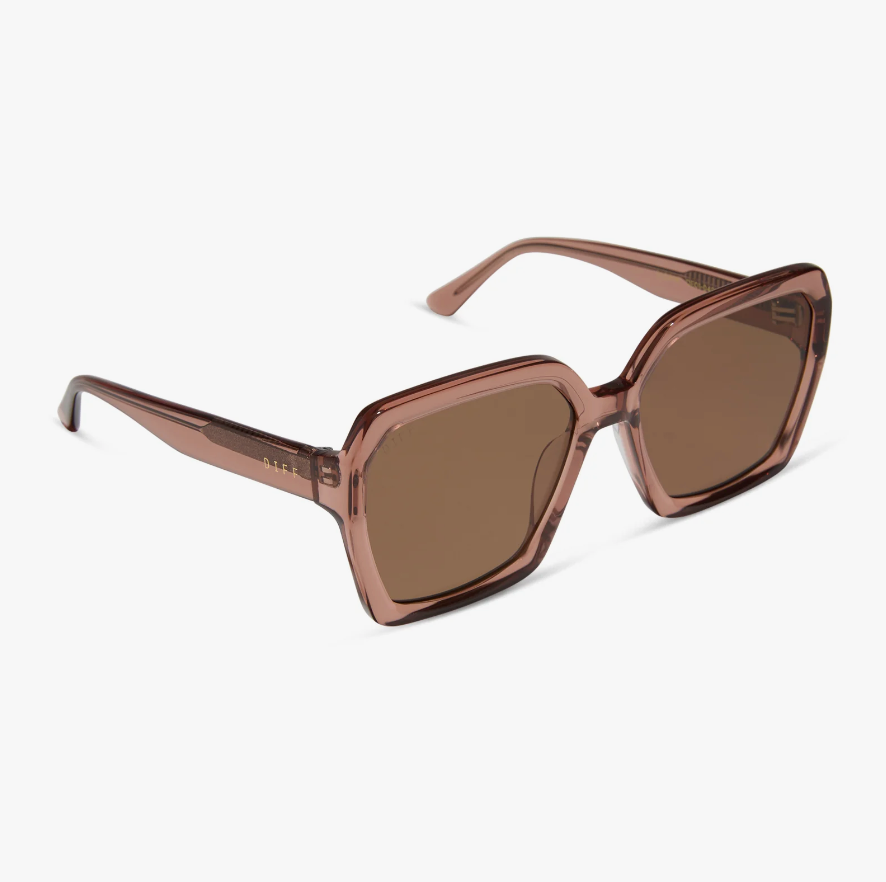 SLOANE Cafe Ole Brown Square Sunglasses DE01-0492-CFBNN