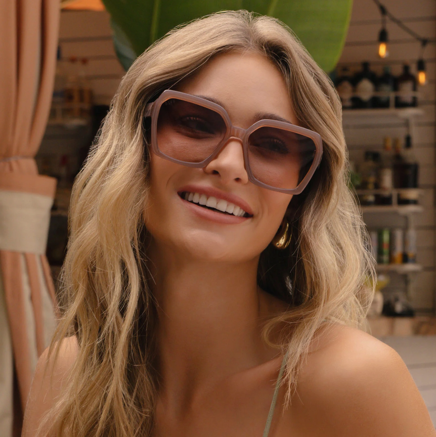 SLOANE Macchiato Square Sunglasses DE01-0492-XMBGN