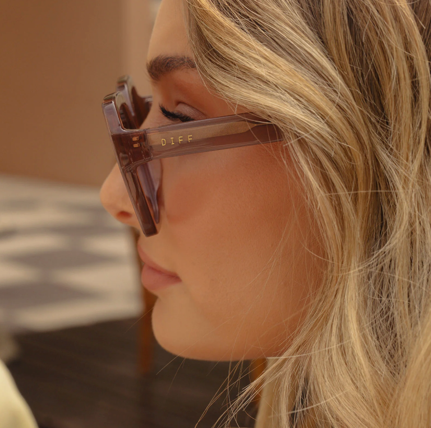 SLOANE Macchiato Square Sunglasses DE01-0492-XMBGN