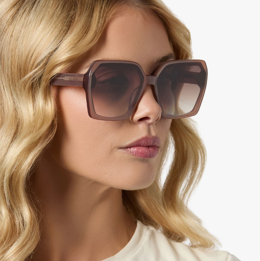 SLOANE Macchiato Square Sunglasses DE01-0492-XMBGN