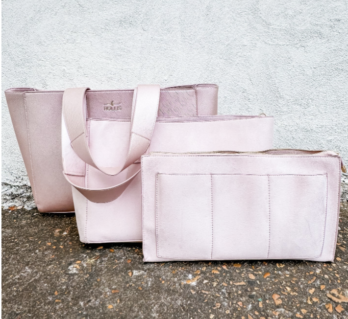 Hollis Work Tote/ Blush