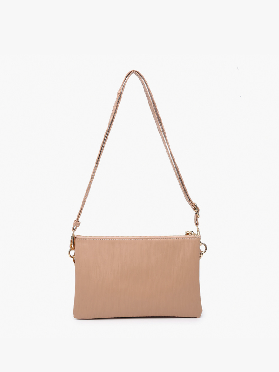 Izzy Red Textured Crossbody