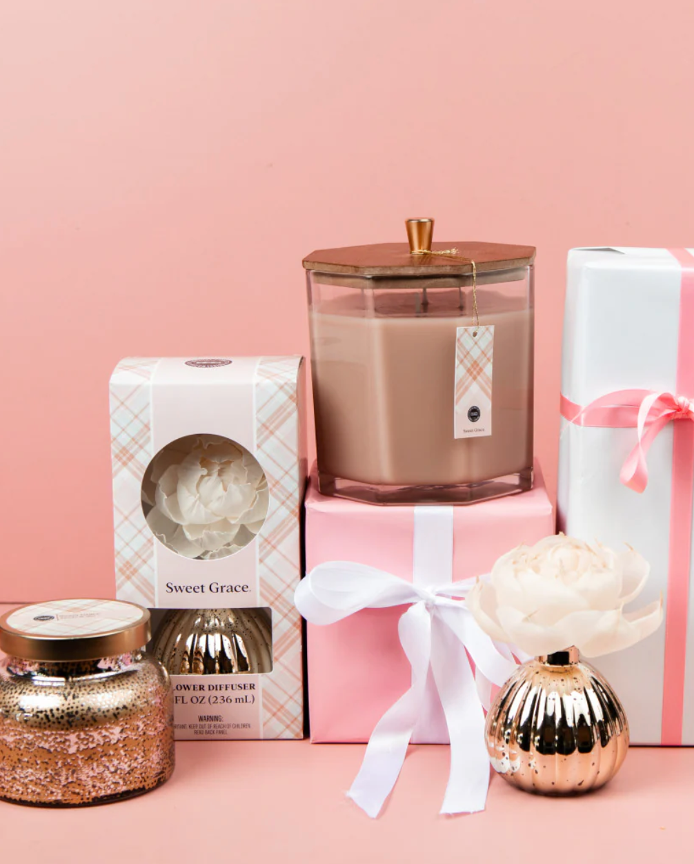 Sweet Grace Flower Diffuser in Mercury