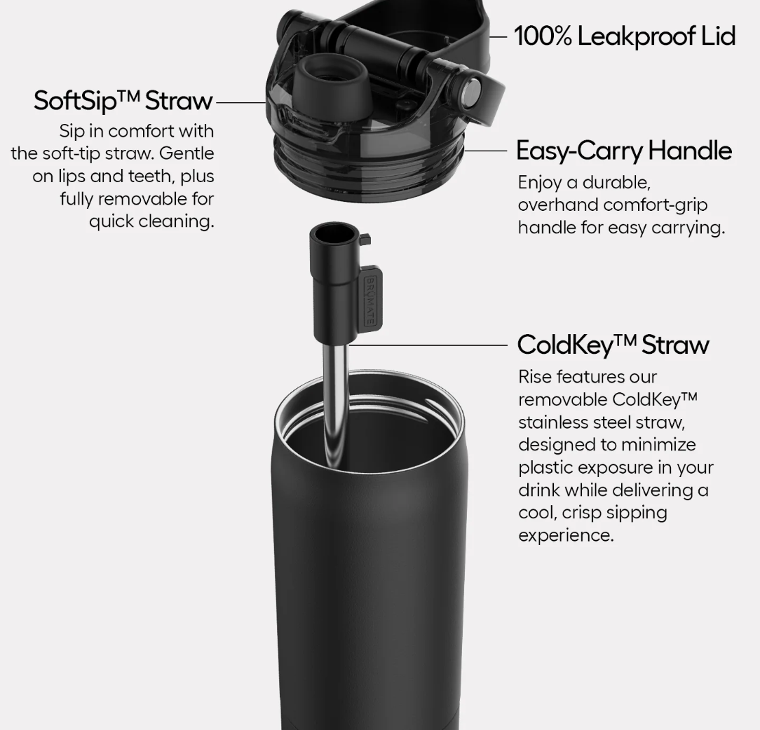 BruMate 25oz Rise in Mocha