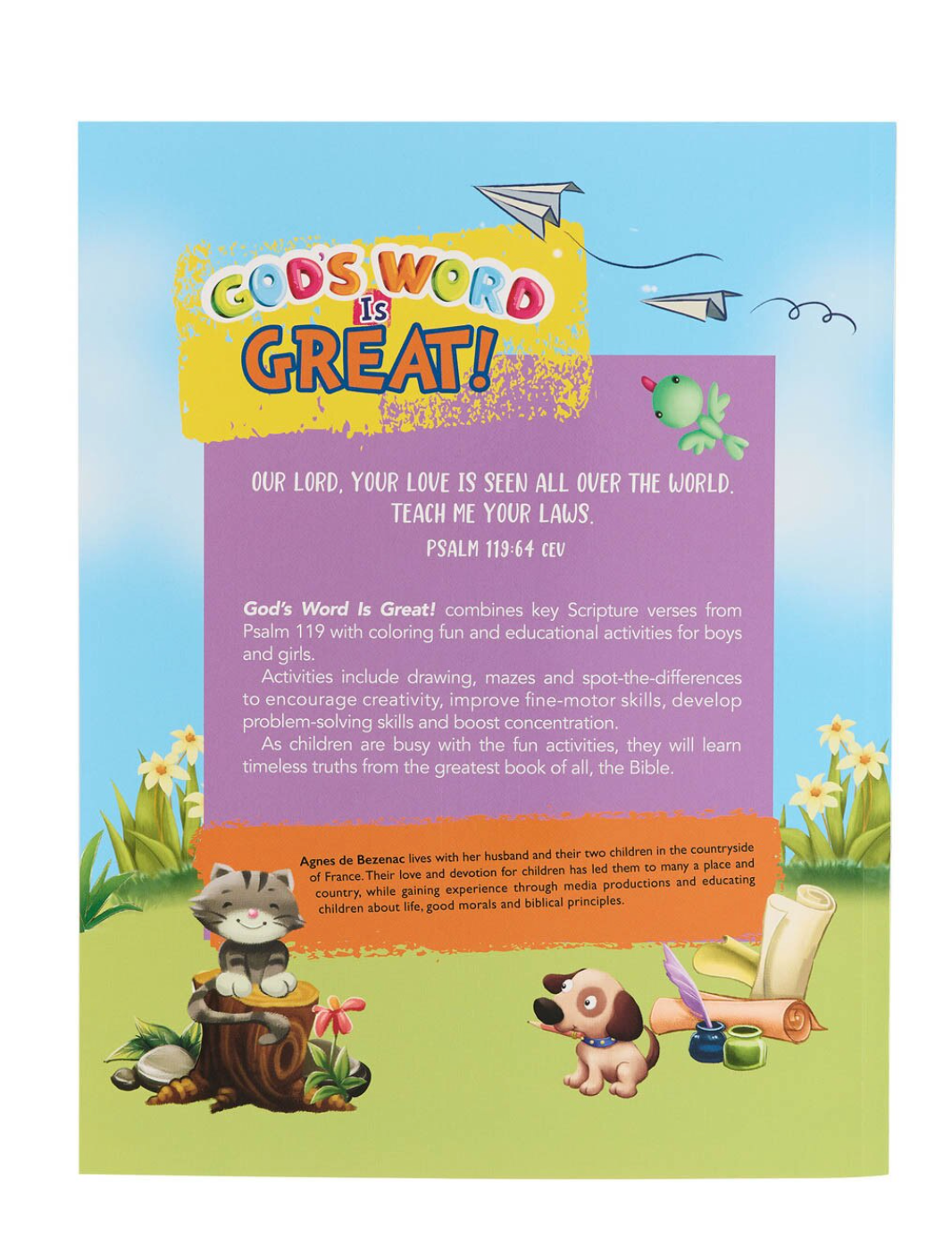 God's Word is Great: Coloring and Activity Fun Book