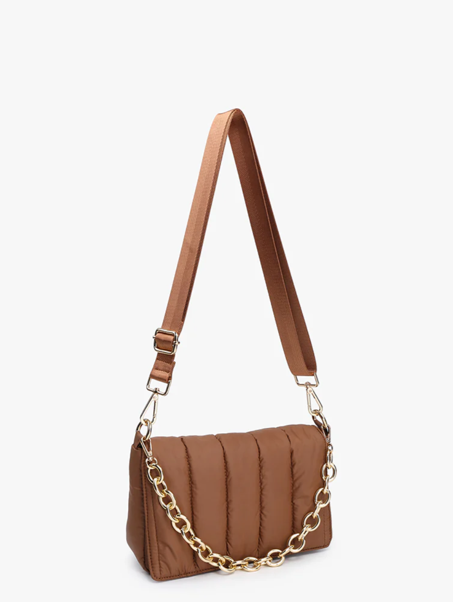 Lala Cream Quilted Crossbody