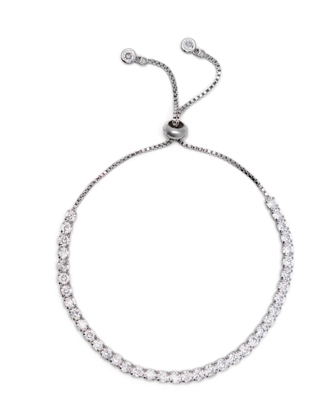 Brenda Grands Silver Pull Bracelet