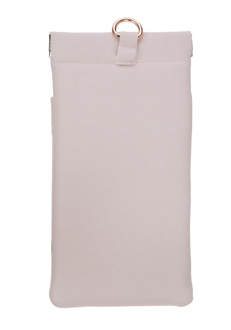 Strength and Dignity blush Floral Faux Leather Double Glasses Case