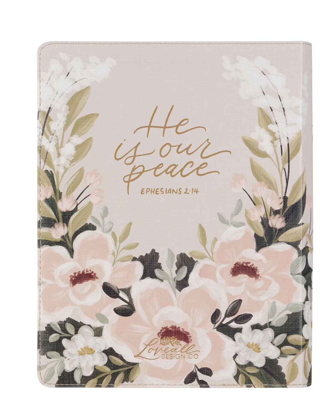 KJV Note-Taking Bible in Cream Floral