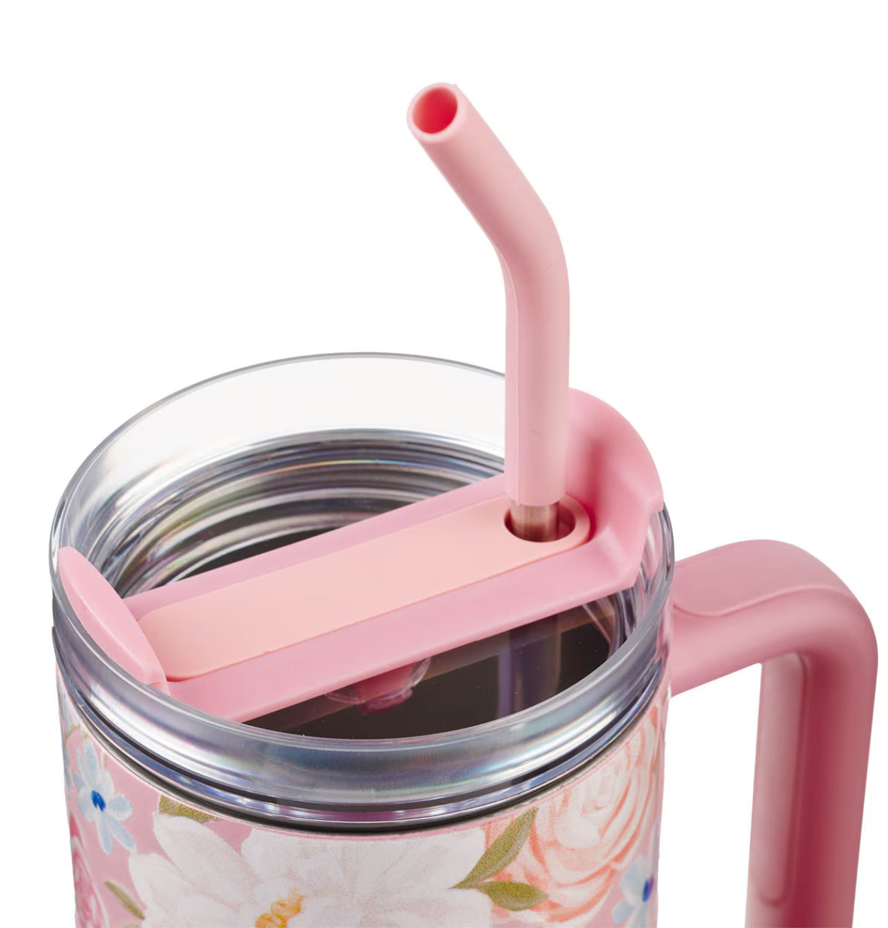 God Is Within Her, She Will Not Fall Tumbler in Pink