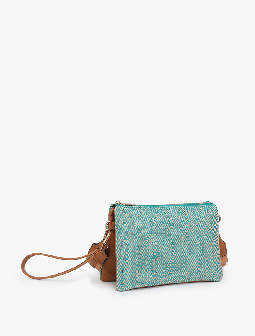 Izzy Pink Textured Crossbody