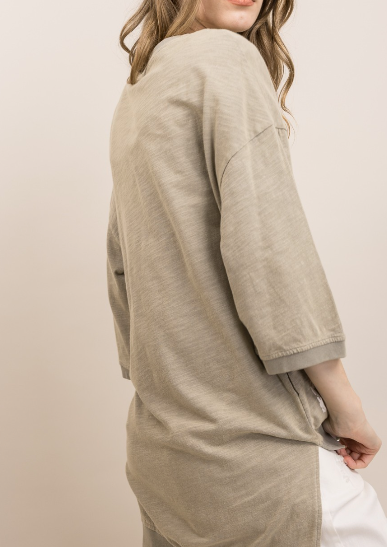 Never Stop Dreaming Tunic Top in Sage