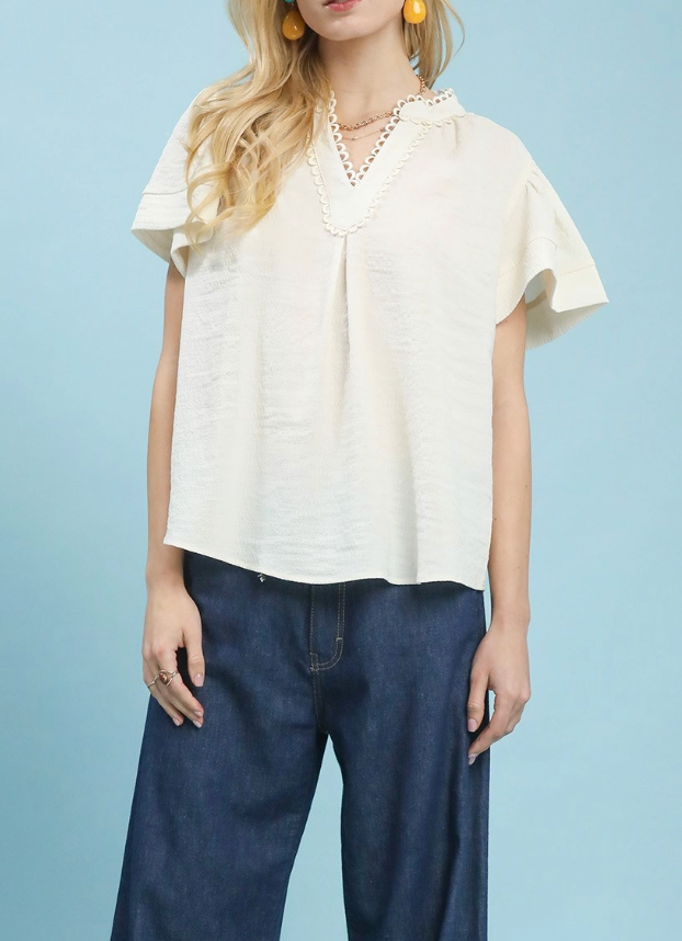 Sweet Season Top in Ecru