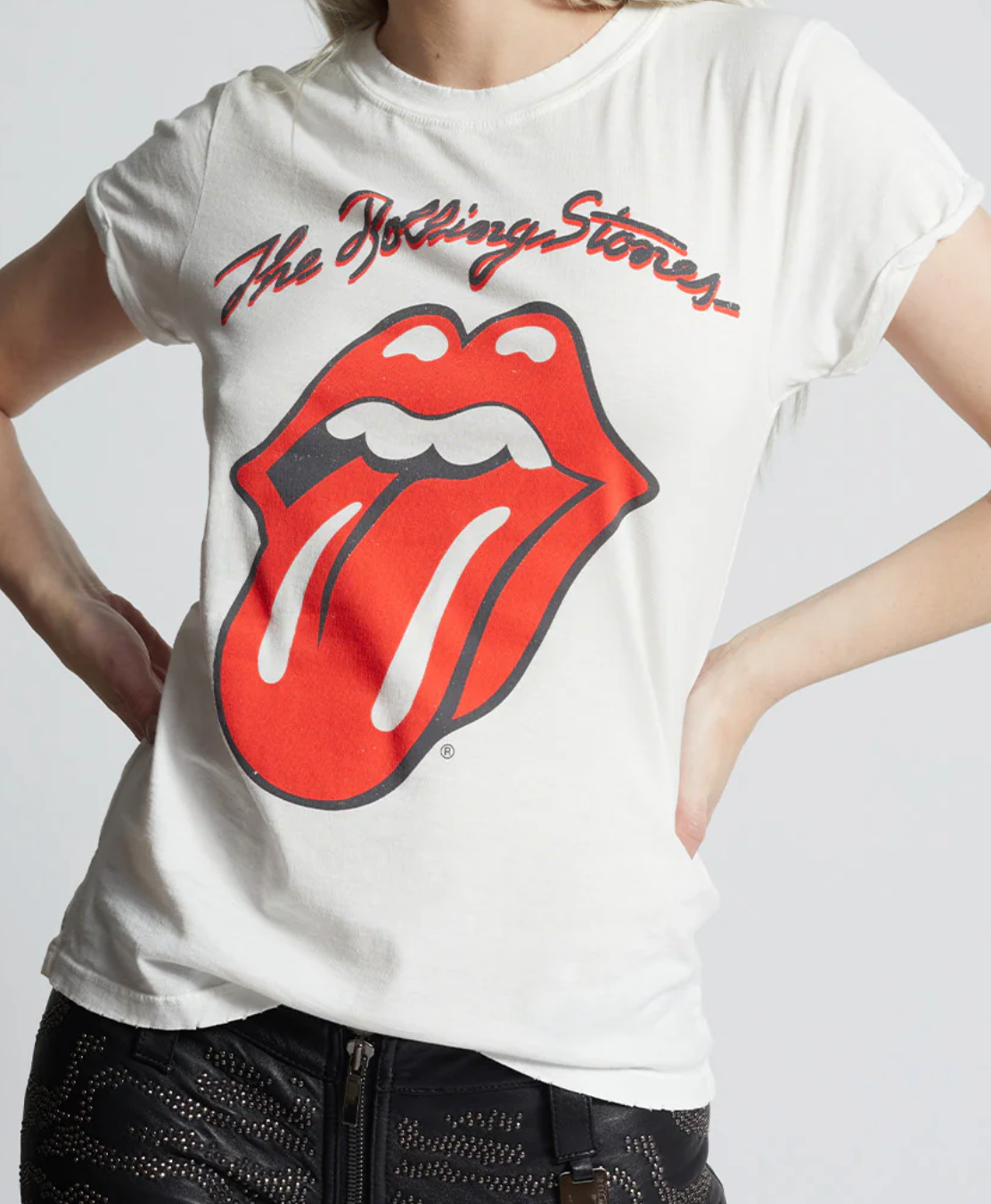 The Rolling Stones Graphic Tee in White