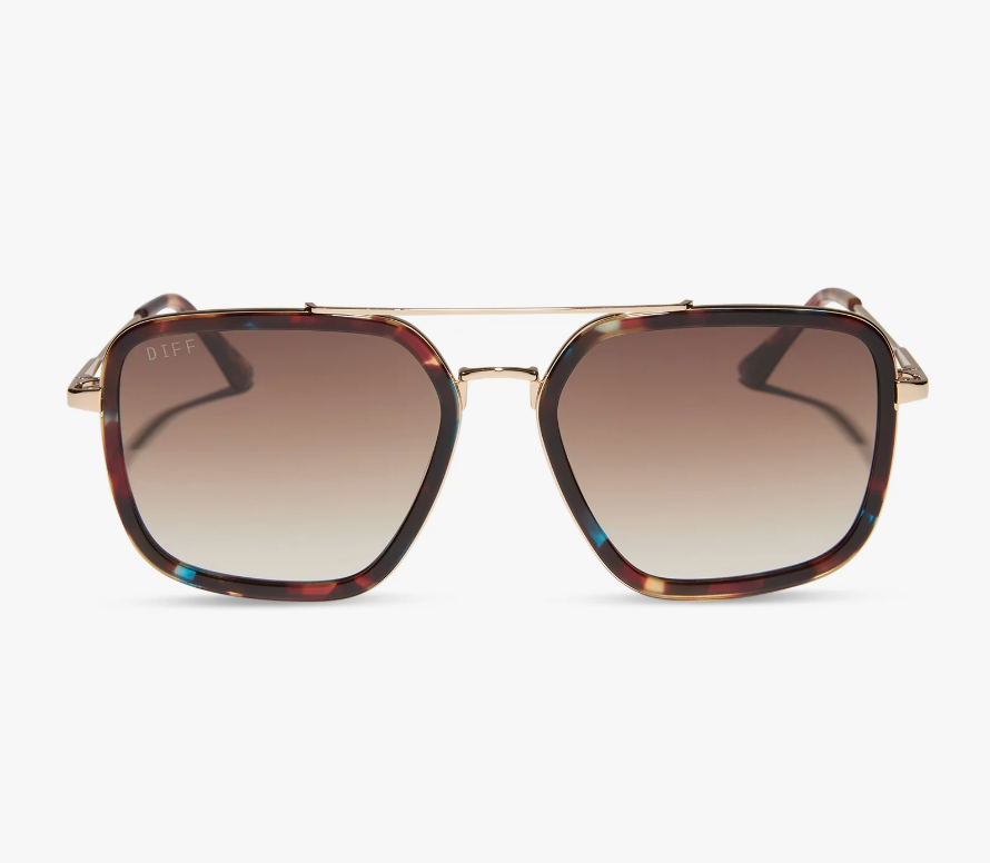 JORDAN Confetti Tortoise Sunglasses DE01-0714-FIBGN