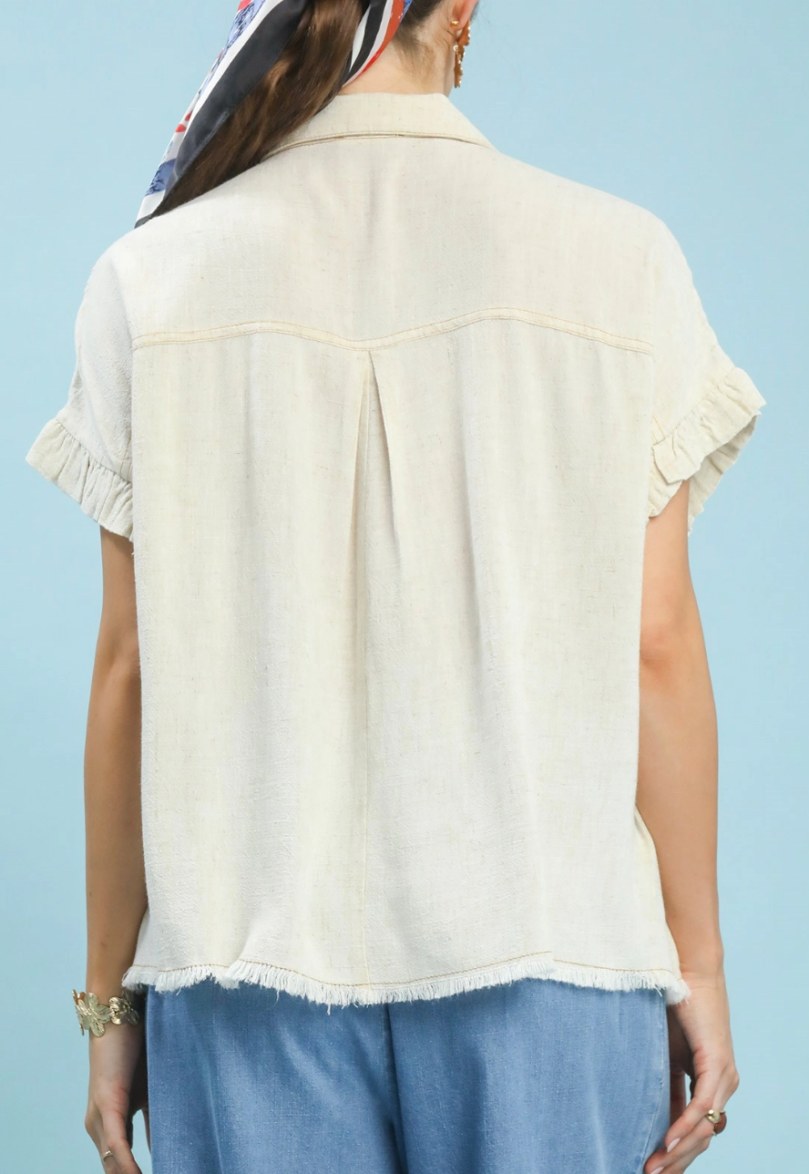 Brunching with Besties Top in Oatmeal