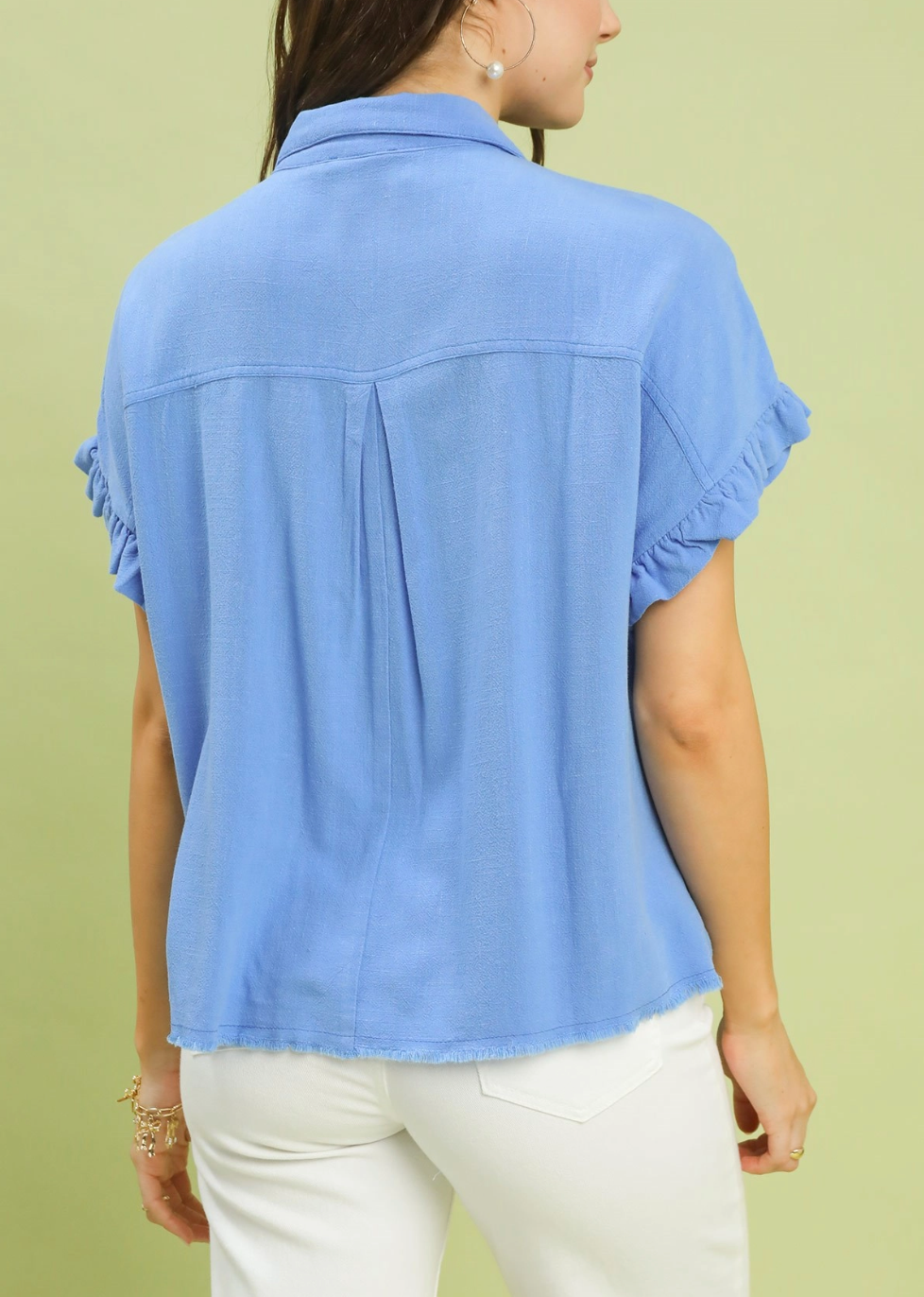 Brunching with Besties Top in Blue