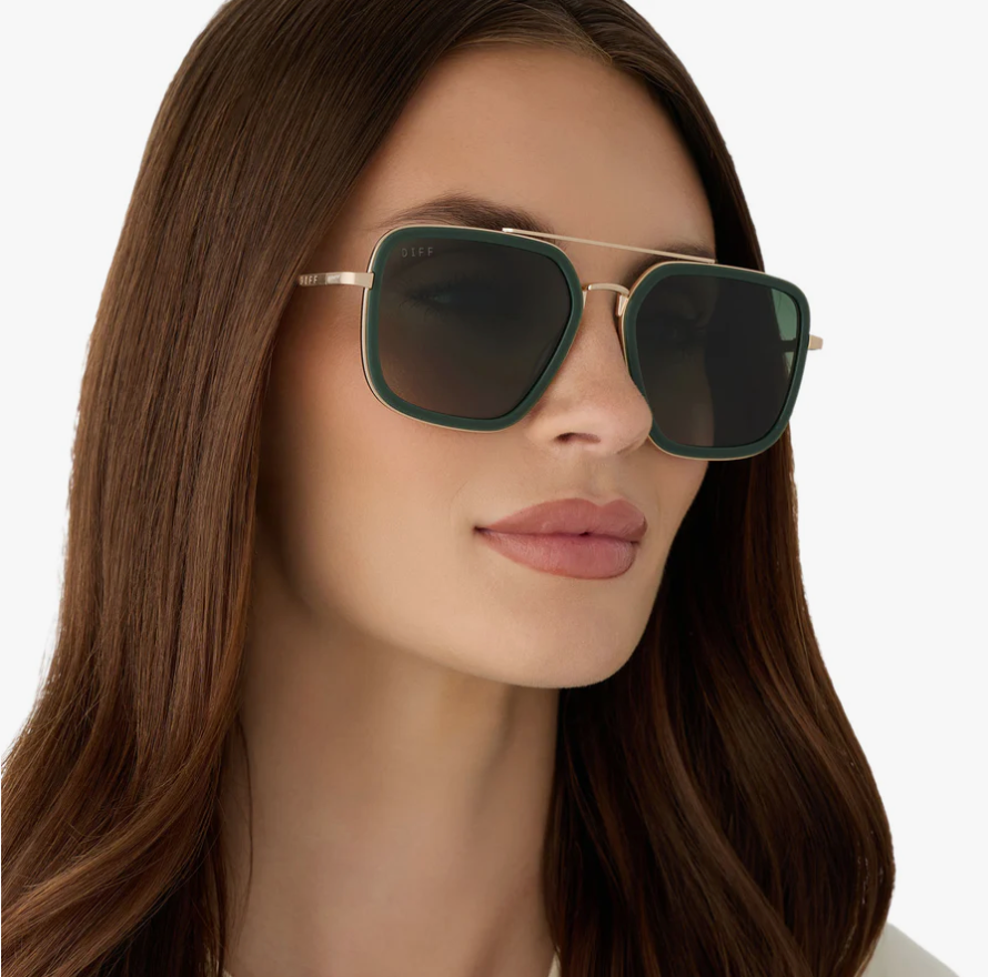 JORDAN Fairway Green Polarized Sunglasses DE01-0714-FNALP